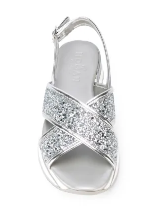 hogan glitter sandals hogan glitter sandals