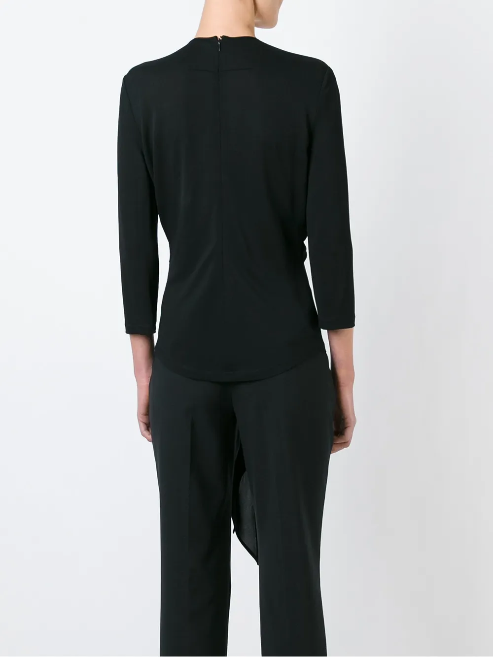 Givenchy tie fastening blouse Zwart