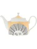 Fornasetti sun-print ceramic teapot - White