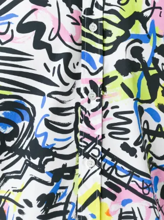 graffiti print shirt