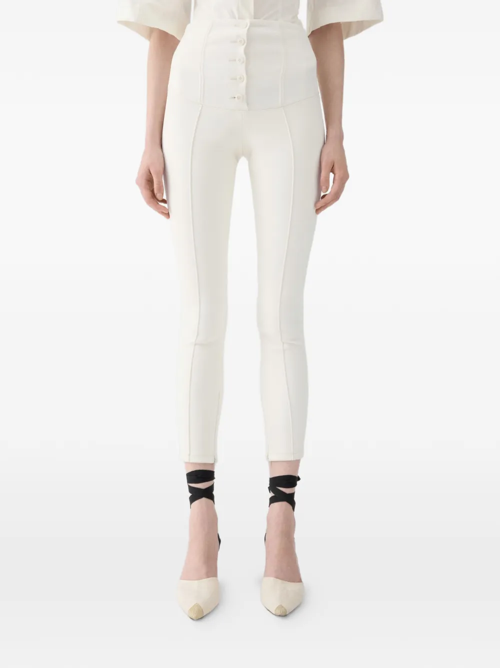  Jacquemus Buttoned Back Shirt - White 