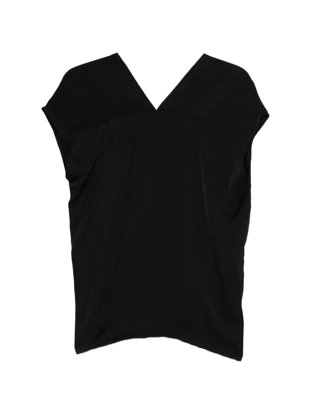  Thom Krom V-neck Blouse - Black 