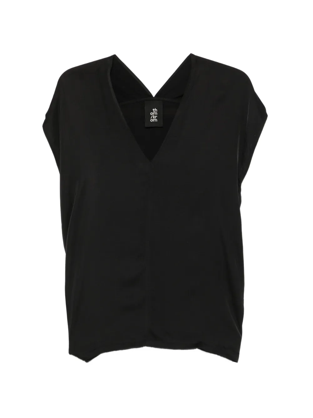 Thom Krom frayed edge tank top - Nero