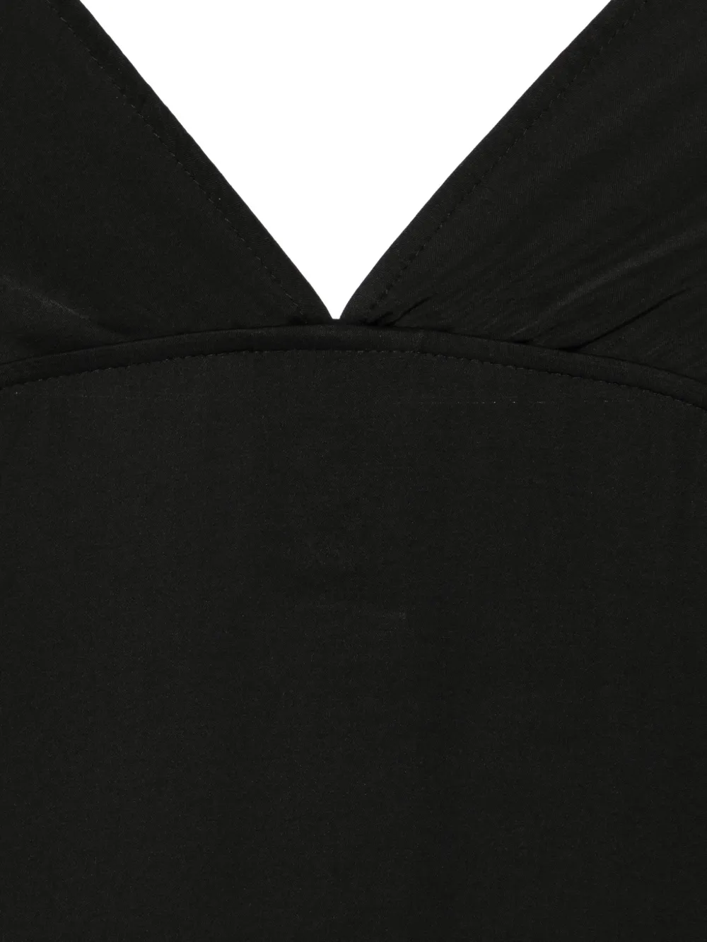  Thom Krom Tanktop Mit Ausgefransten Kanten   Schwarz 