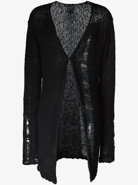 Thom Krom distressed knit cardigan