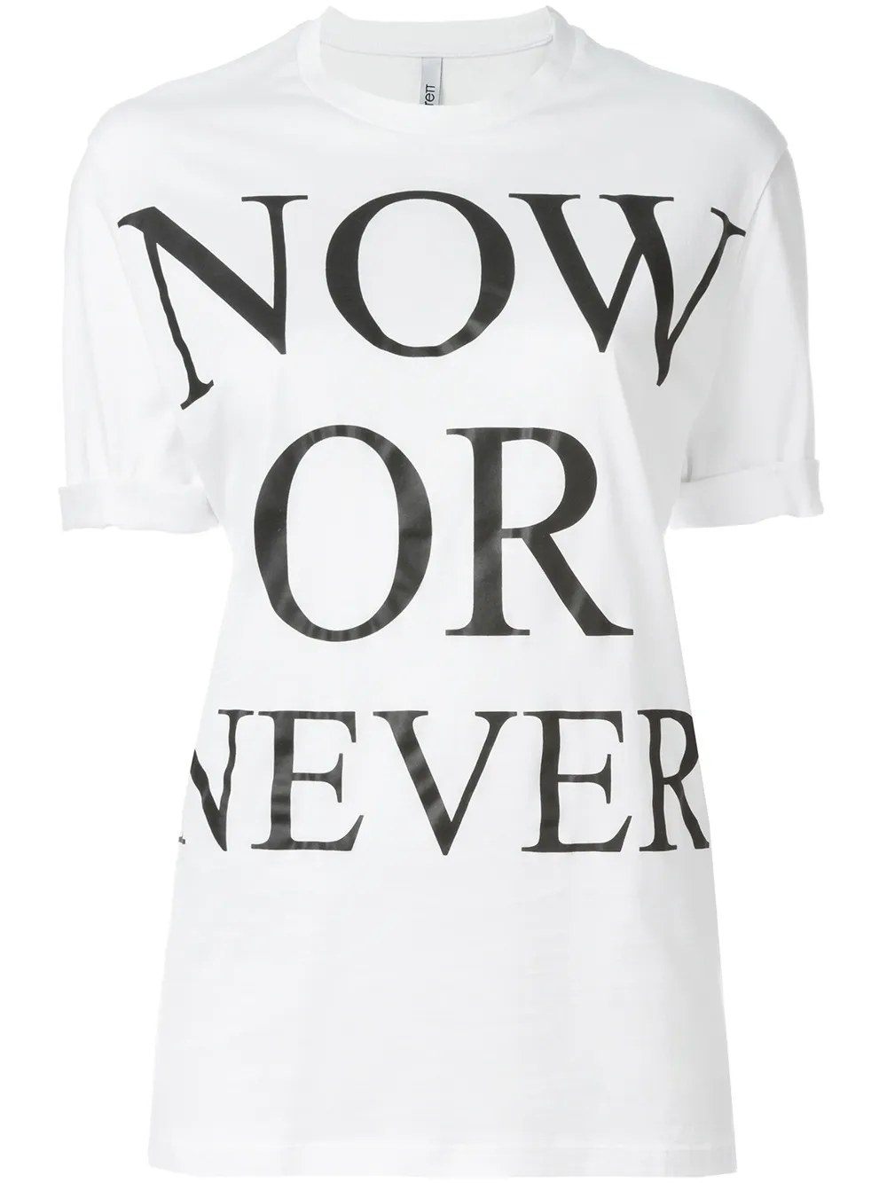 Neil Barrett Now Or Never T-shirt In White