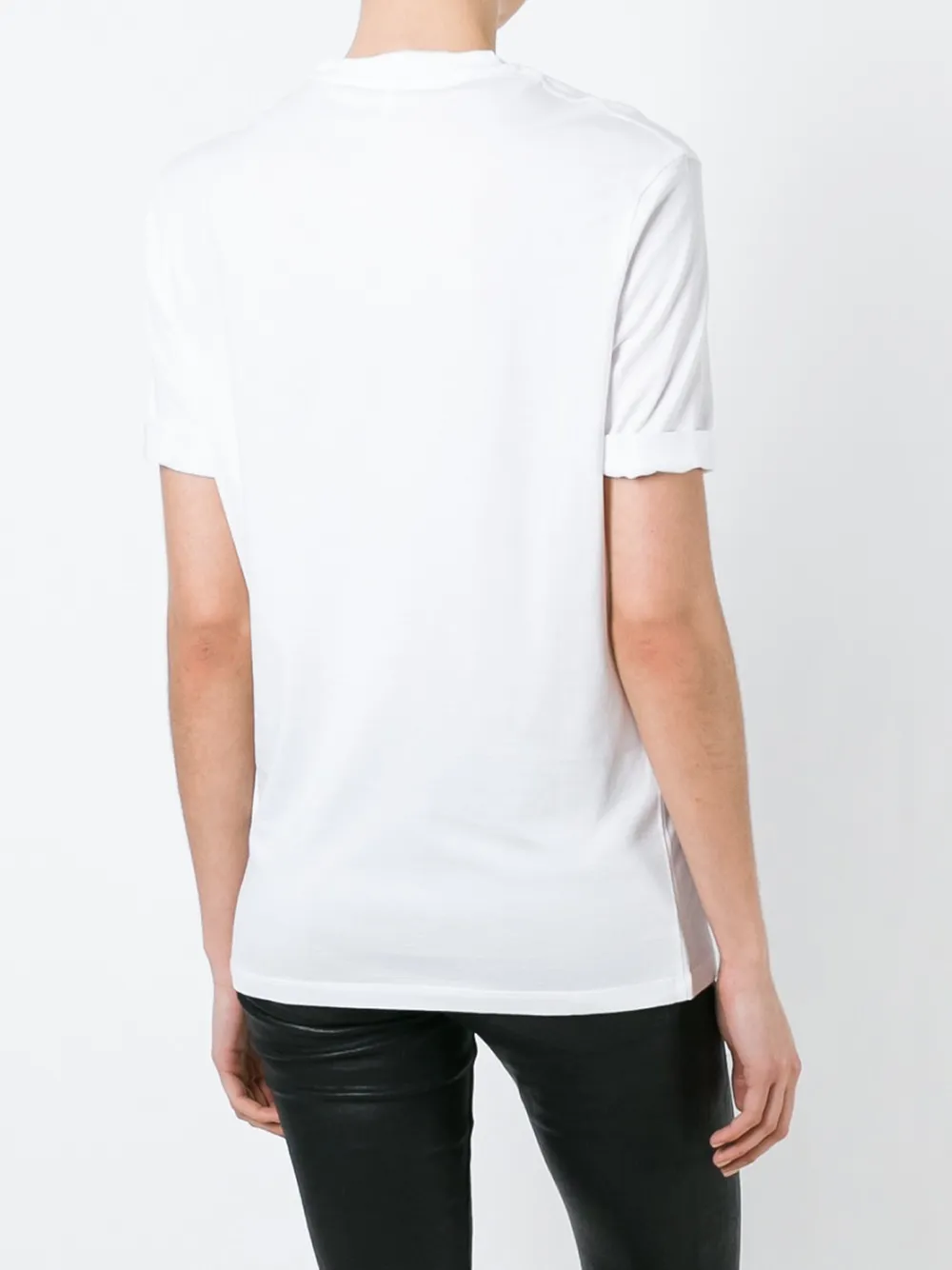 Neil Barrett Now or Never T-shirt Wit