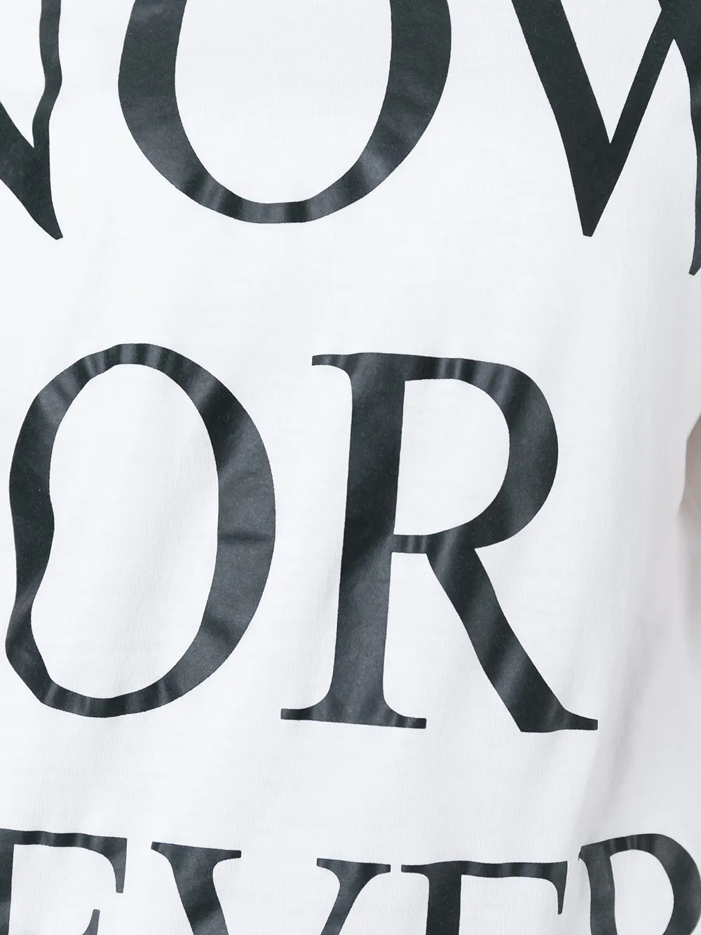 Neil Barrett Now or Never T-shirt Wit