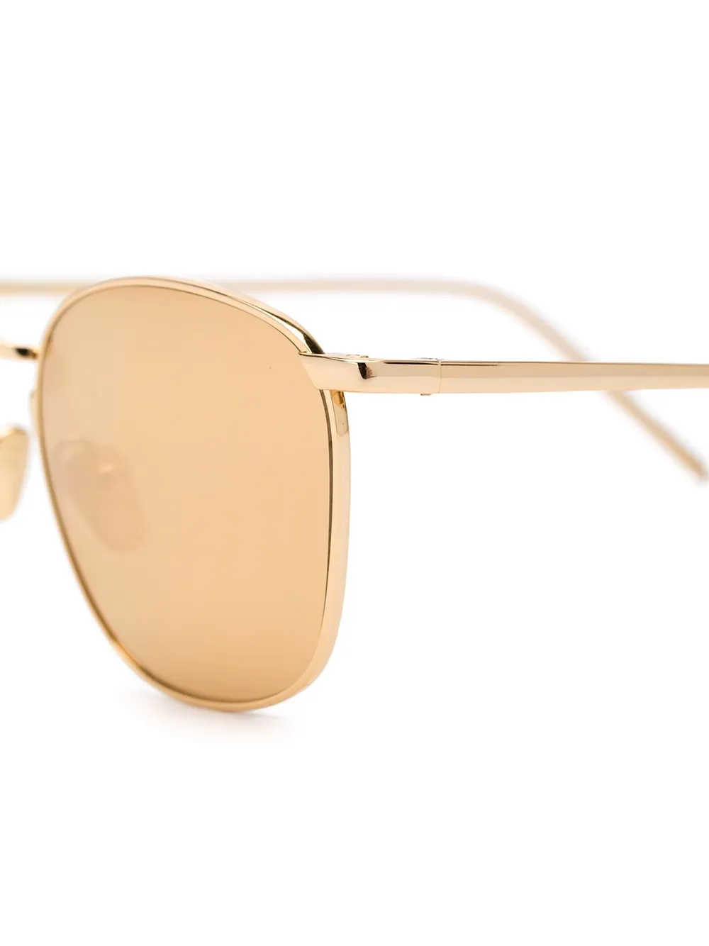 Linda Farrow '435' sunglasses Metallic