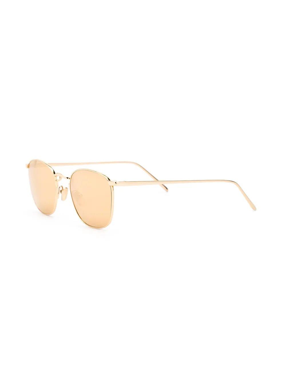 Linda Farrow '435' sunglasses - Metallic