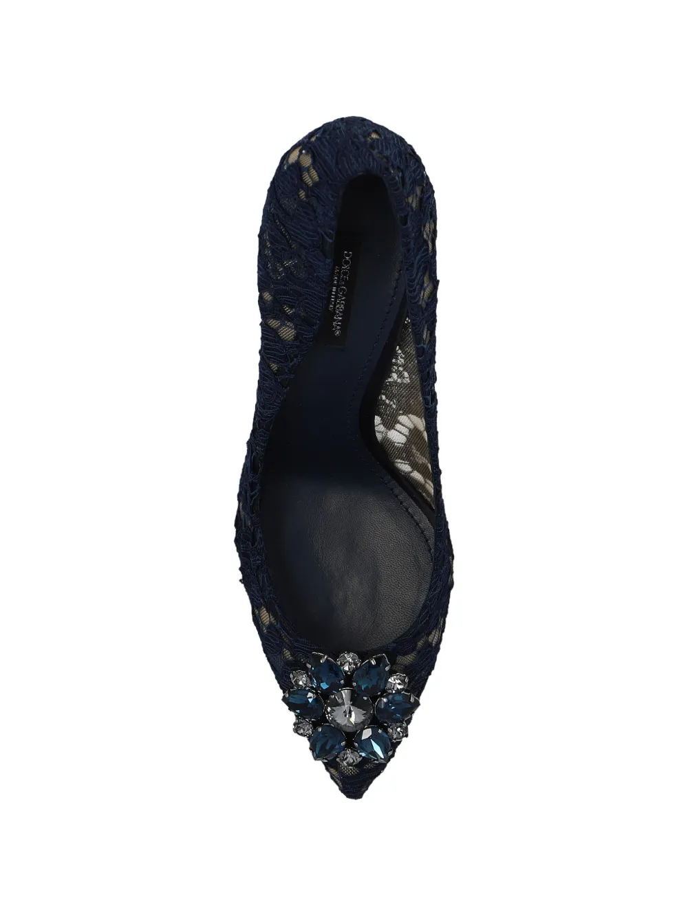 Dolce & Gabbana Rainbow Lace pumps met broche Blauw