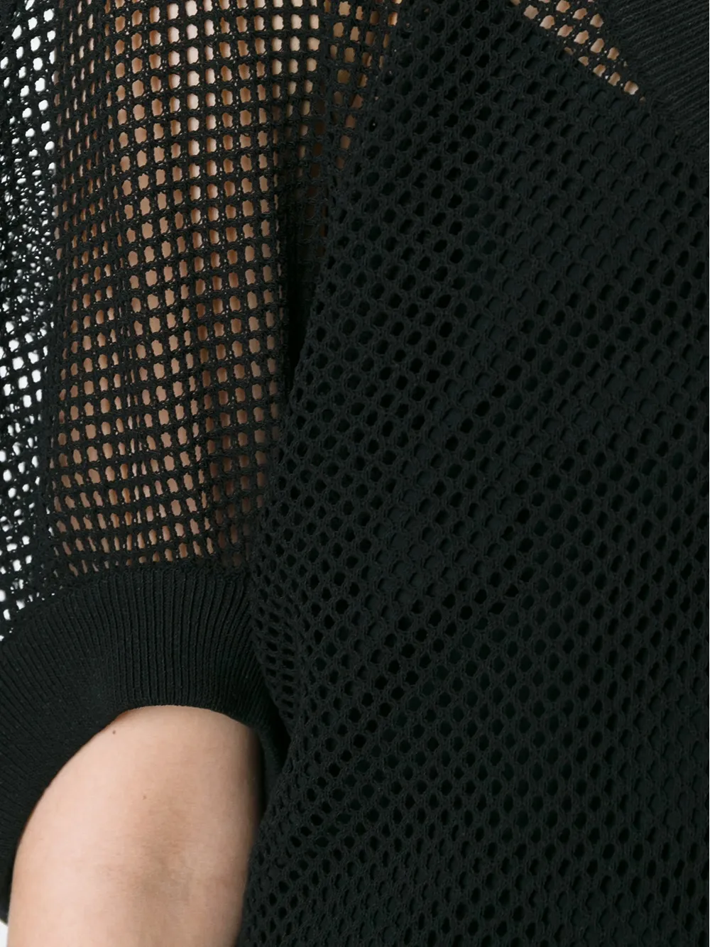 Givenchy fishnet sweater Zwart