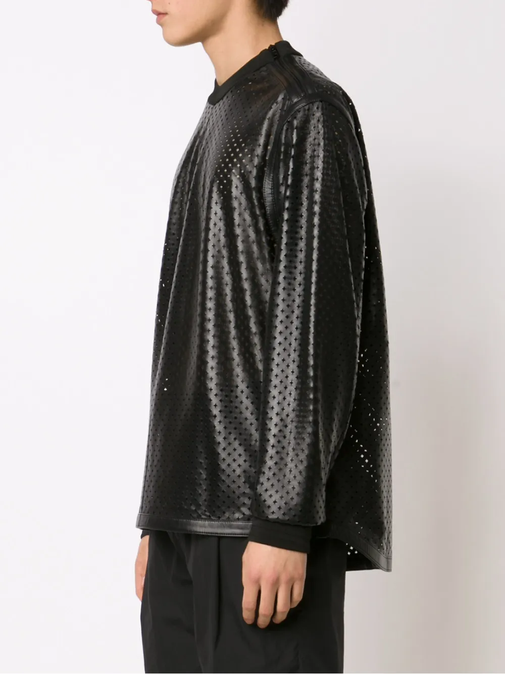 Givenchy perforated sweatshirt Zwart