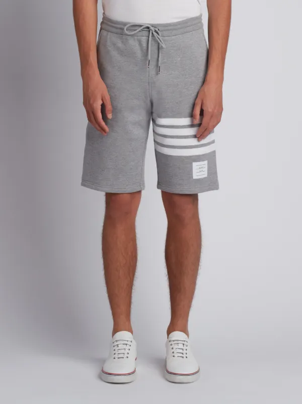 Sweatshort With Engineered 4-Bar Stripe