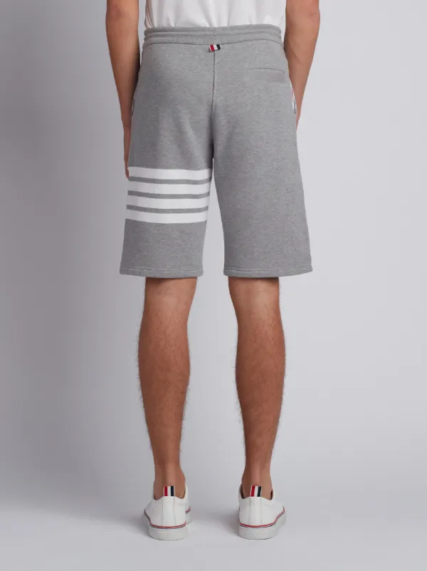 Sweatshort With Engineered 4-Bar Stripe