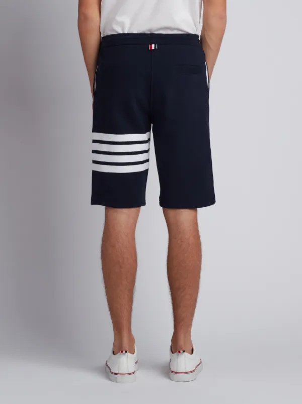 Sweatshort With Engineered 4-Bar Stripe