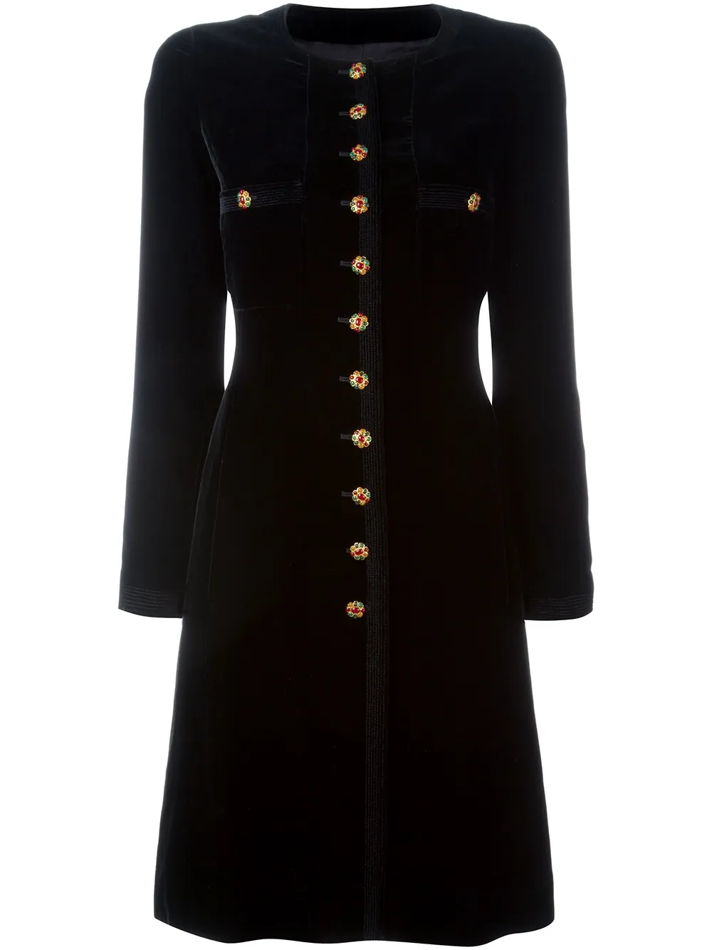 chanel velvet dress