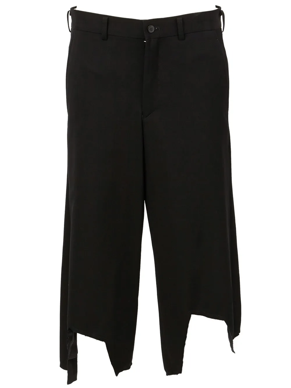 Comme des Garçons Homme Plus uneven cropped trousers - Nero
