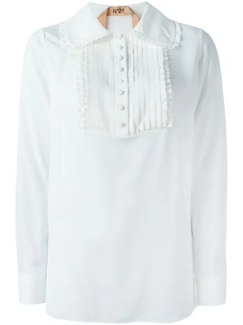Nº21 frill trim shirt