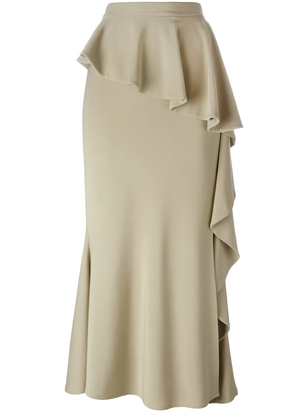Givenchy long ruffled skirt - Toni neutri