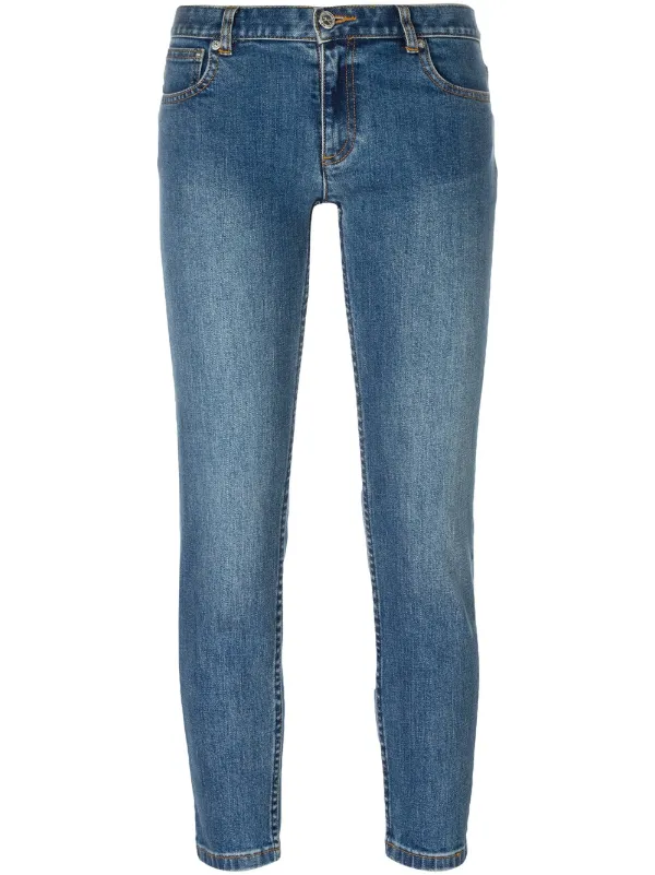 デニム・ジーパン A.P.C. Blue Le Jean Cropped Jeans A.P.C. straight-leg Cropped Jeans | Blue | FARFETCH