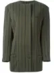 Image 1 of Versace Pre-Owned striped single button jacket