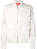 321 zipped flight jacket - White