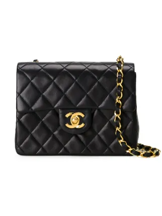 Chanel Vintage Small Quilted Crossbody Bag Farfetch Chanel Vintage Small Quilted Crossbody Bag