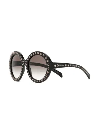 Eyewear Farfetch Prada De Lunettes Soleil Cloutées HeD92IWEY