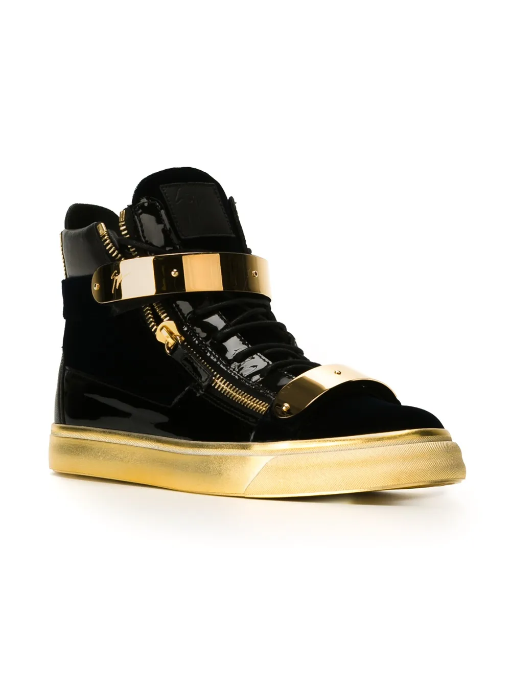 Giuseppe Zanotti 'Coby' hi-top sneakers Blauw