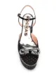 Rochas crystal-embellished platform sandals