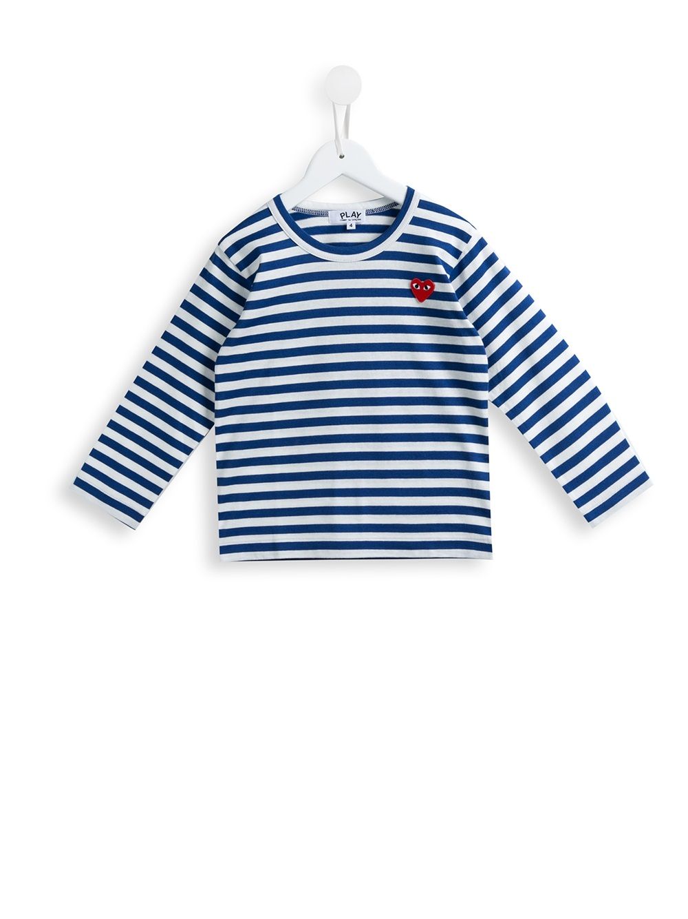 

Comme Des Garçons Play Kids striped T-shirt - Azul