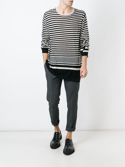 haider ackermann striped pants