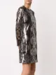 Roberto Cavalli Kleid mit Pythonleder-Optik