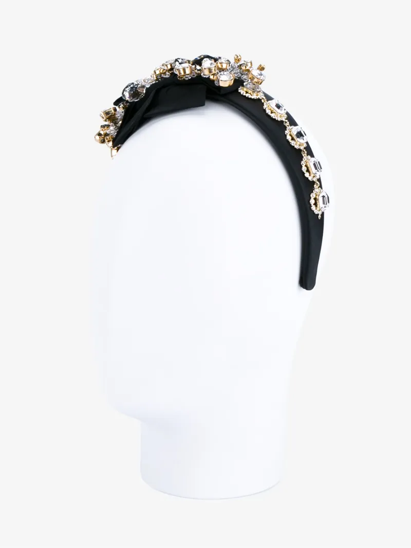 Dolce & Gabbana Crystal Embellished Hairband