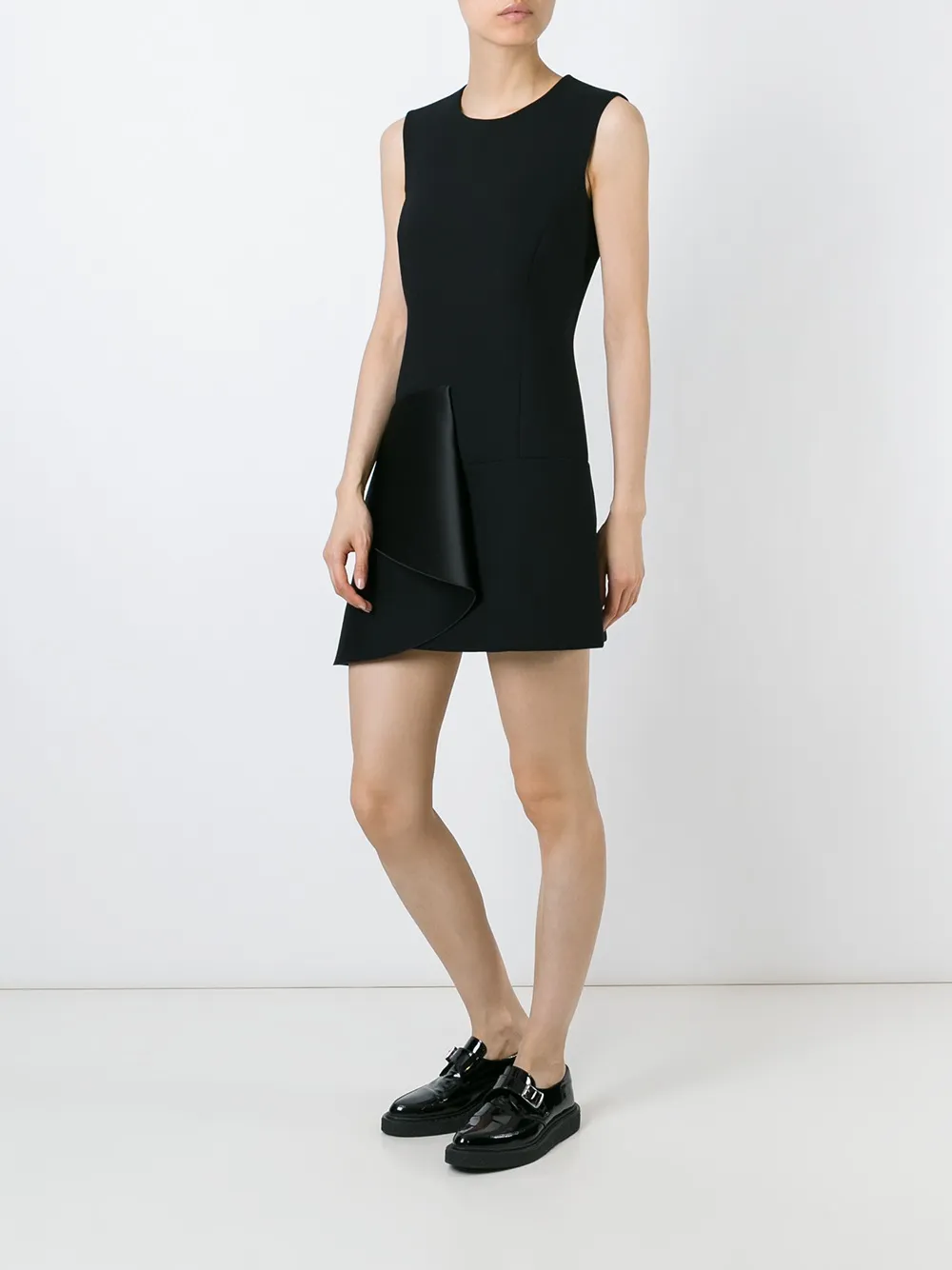Neil Barrett sleeveless dress Zwart