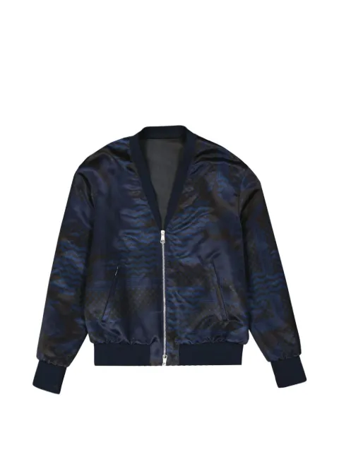 Neil Barrett print mix bomber jacket