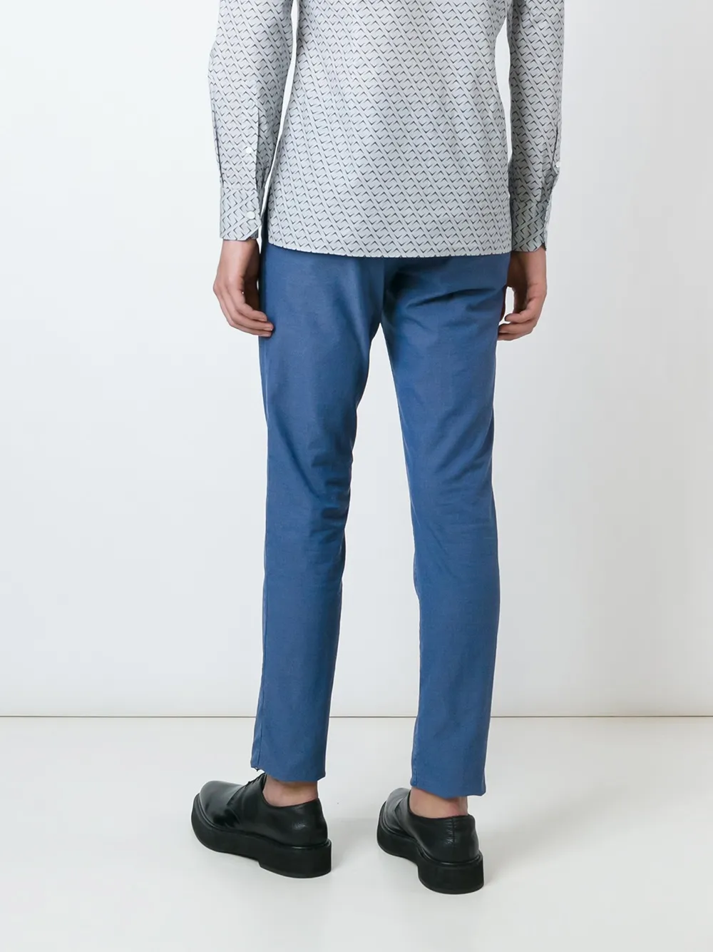 Incotex slim chino trousers Blauw