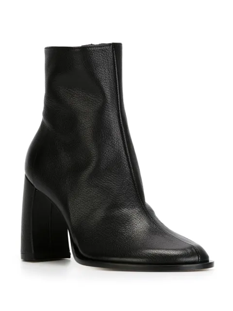 ann demeulemeester tapered heel ankle boots