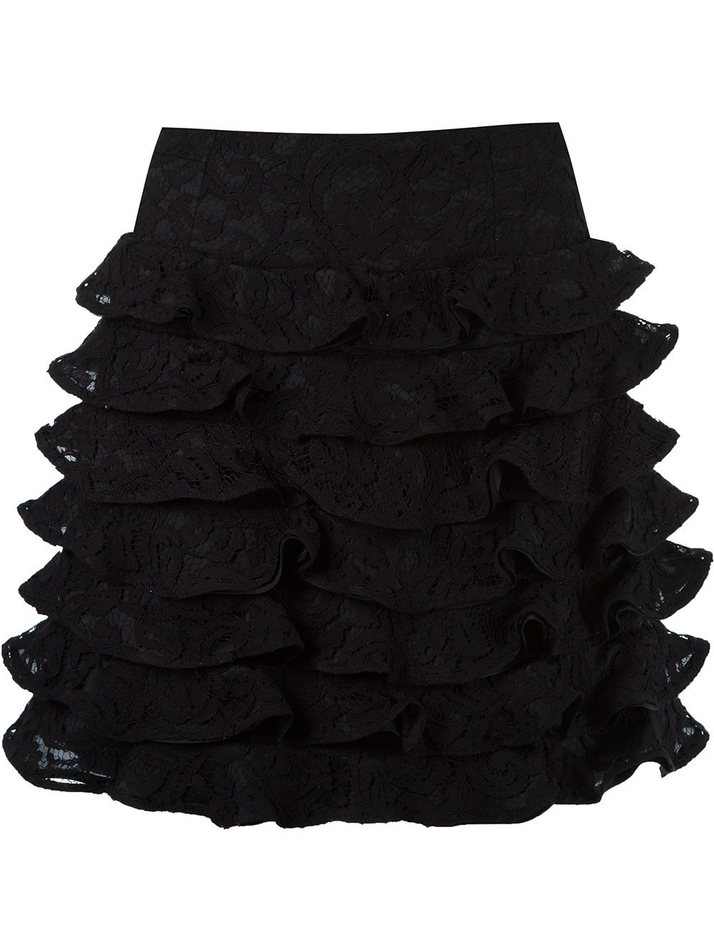 фото Martha medeiros ruffled silk skirt