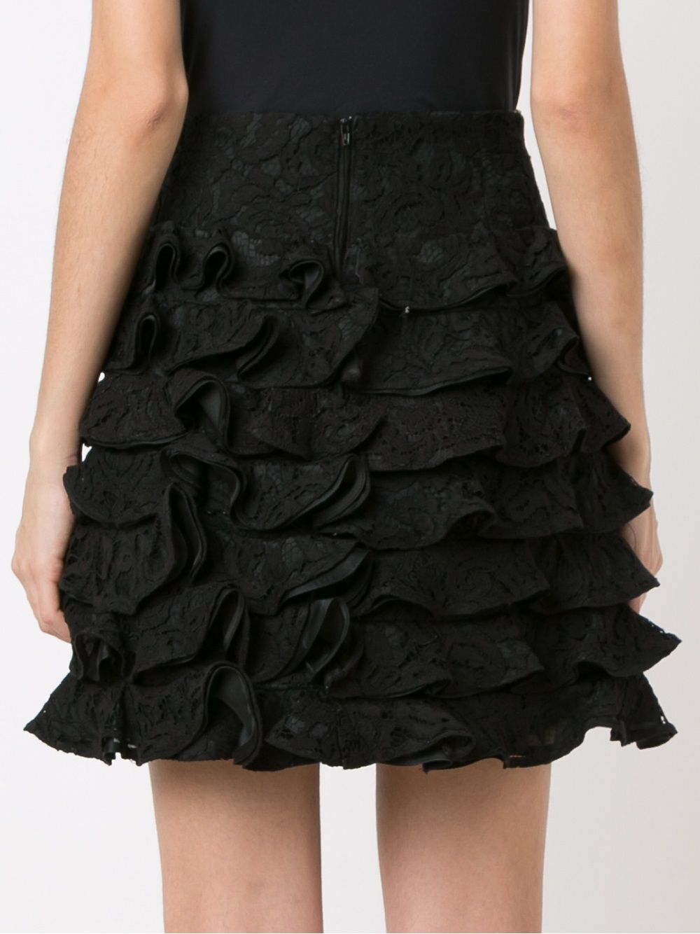 фото Martha medeiros ruffled silk skirt