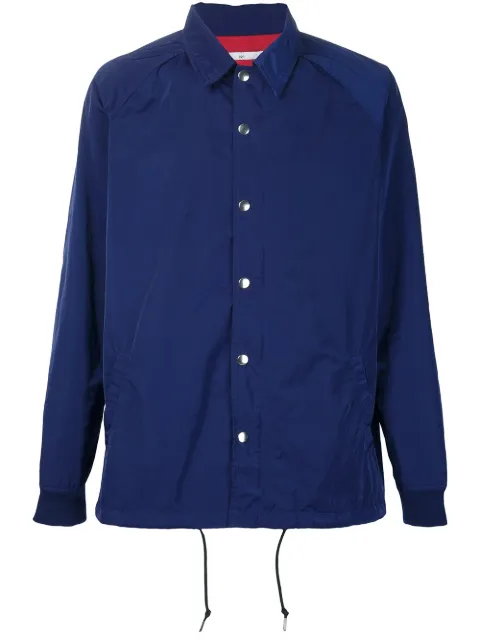 321 Coach drawstring buttoned jacket