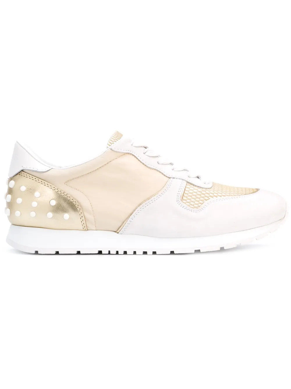 Tod's panelled sneakers - Bianco