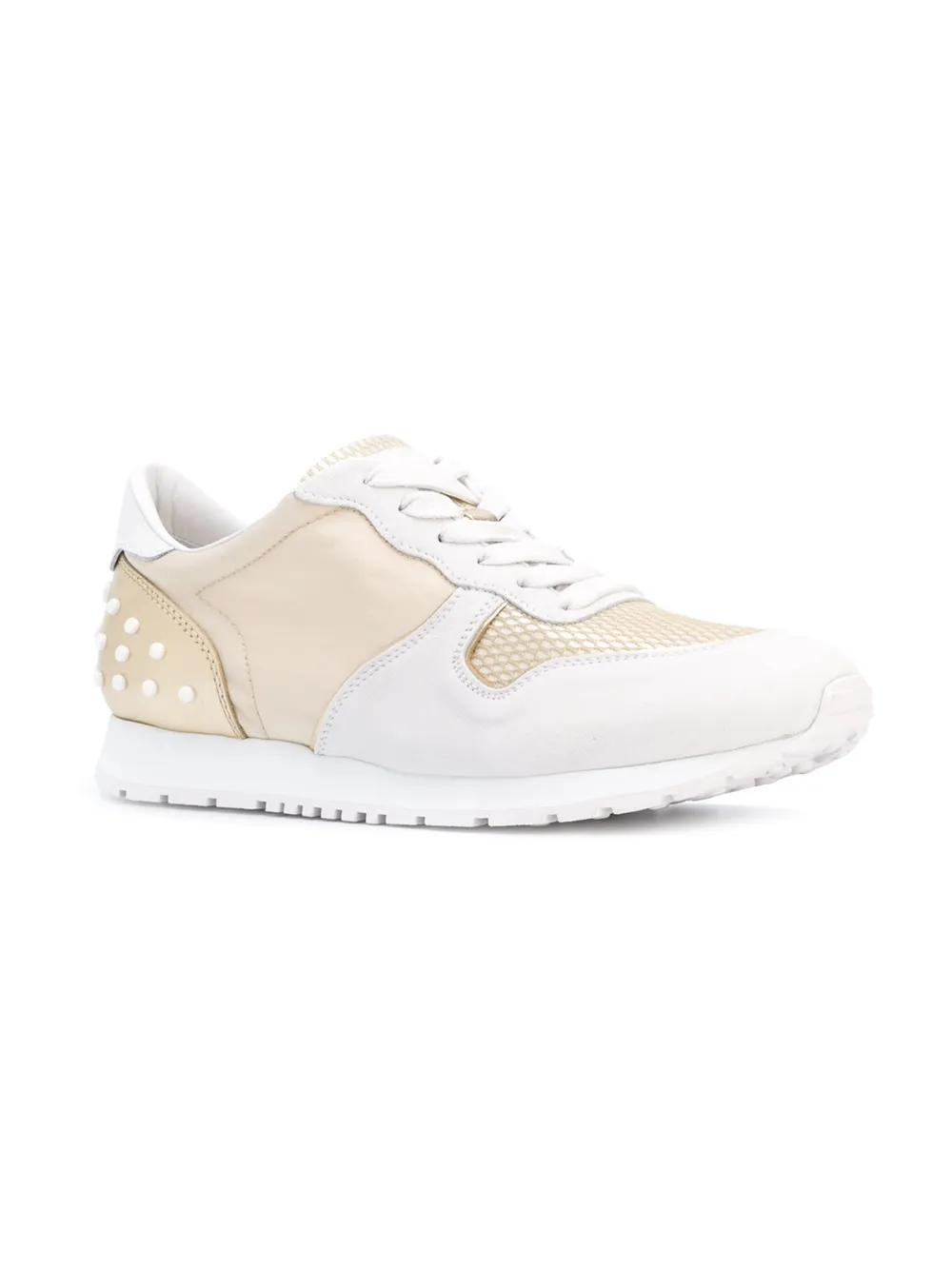 Tod's panelled sneakers - Wit