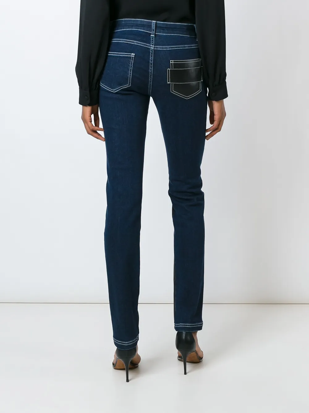 Givenchy skinny panelled jeans Blauw