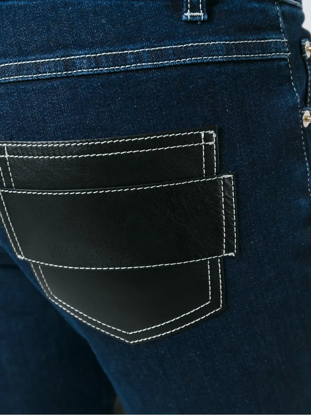 Givenchy skinny panelled jeans Blauw