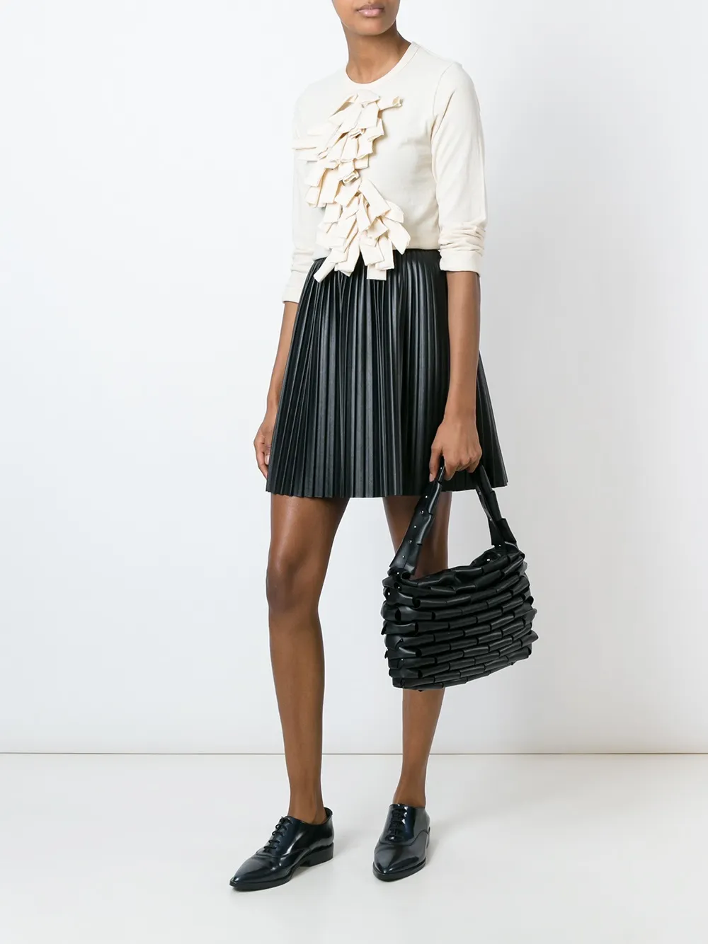 Pleated Shoulder Bag