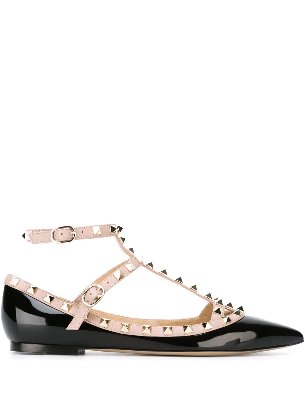 Shop Valentino Garavani Rockstud ballerina shoes with Express Delivery ...
