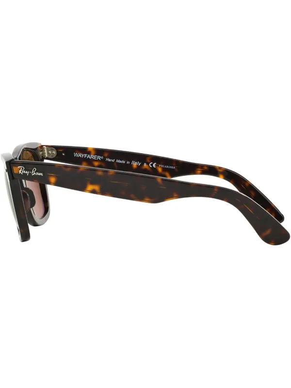 Ray-Ban スクエア サングラス | ブラウン | FARFETCH JP