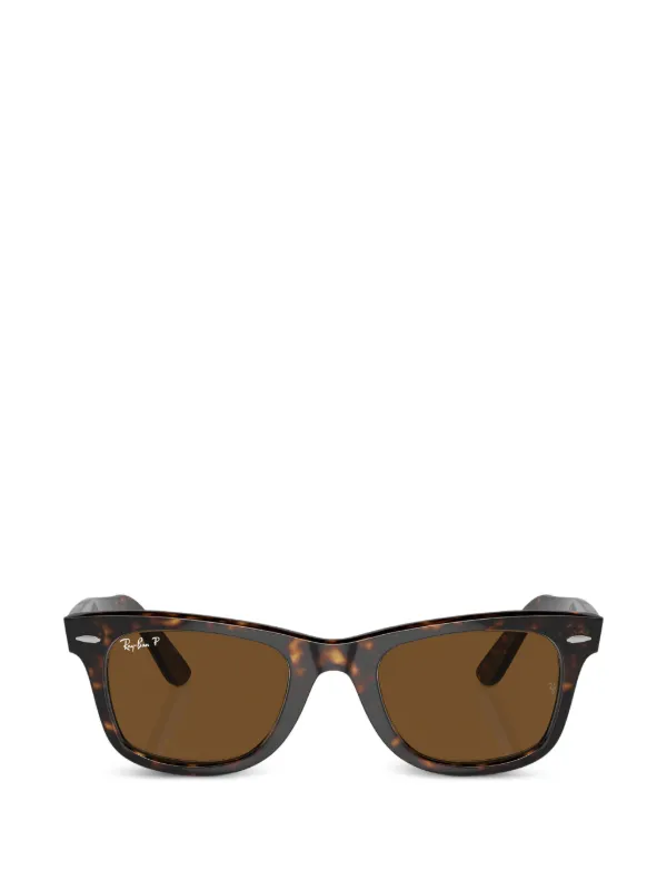 【お買い得】美品Ray-Banブラウン スクエア型 サングラス ケース付き Ray-Ban スクエア サングラス | ブラウン | FARFETCH JP